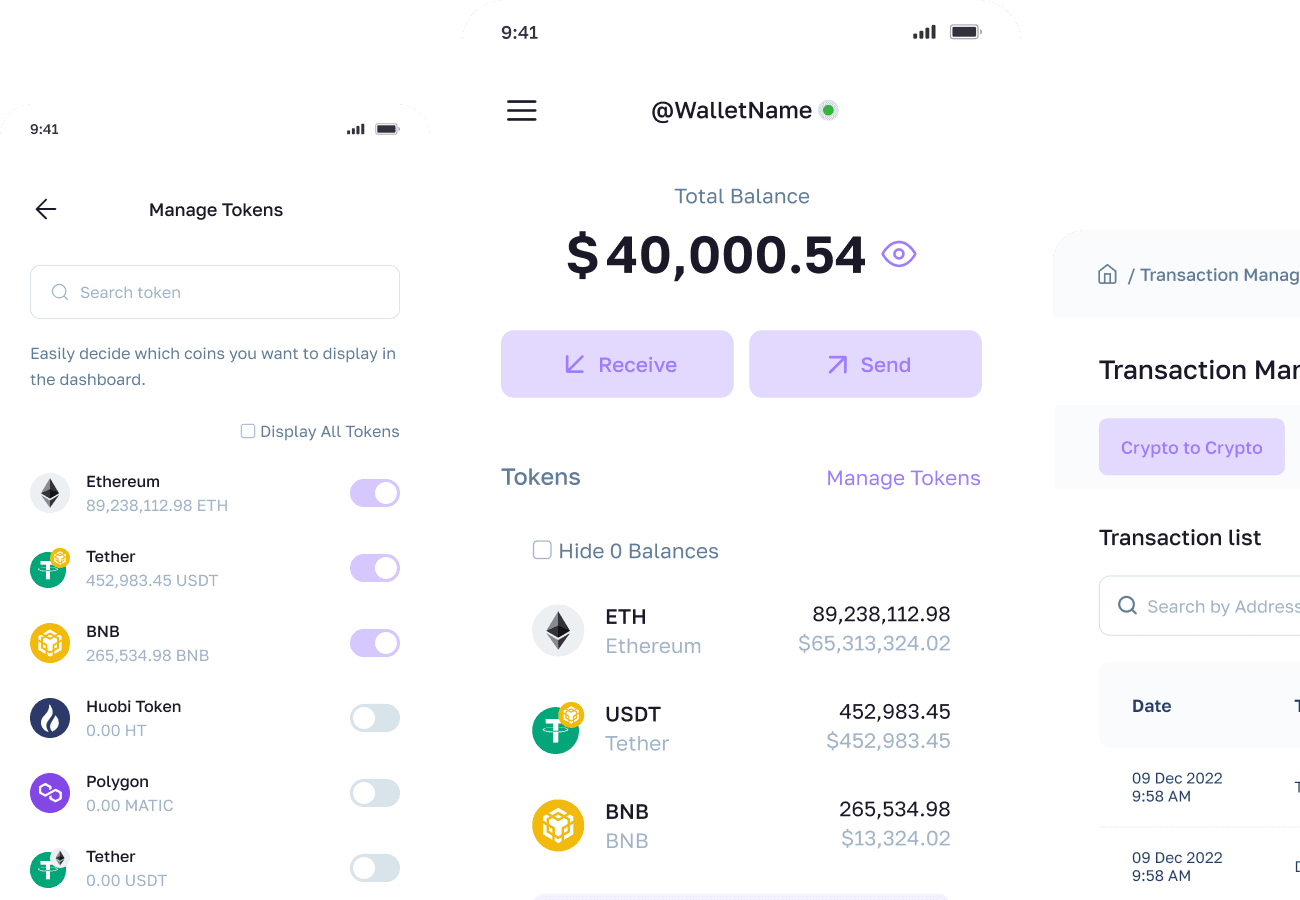 Crypto Business Wallet App